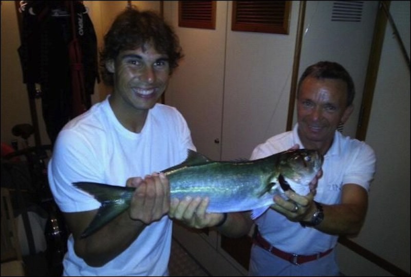 Wussten Sie, dass Rafael Nadal auch ein leidenschaftlicher Fischer ist?