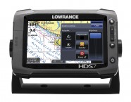 Der HDS-7 Touch Fisch­finder mit GPS und Bedienungssoftware für den Autopiloten.