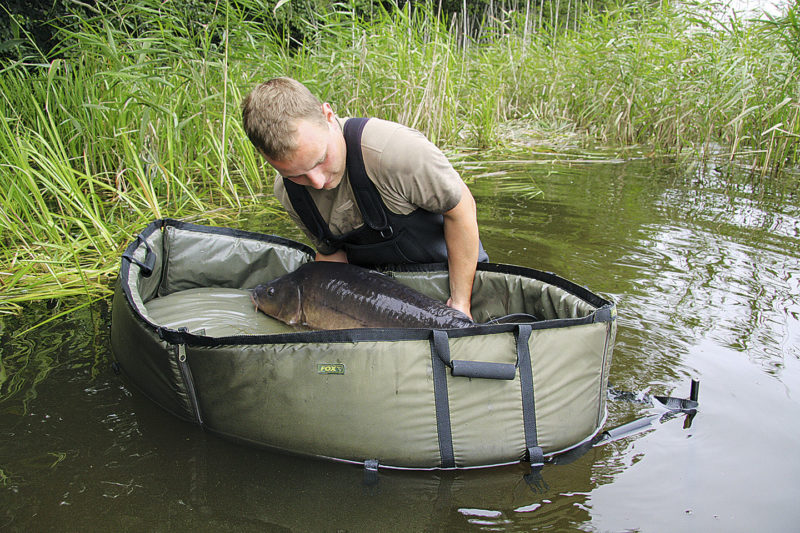 Eine Abhakmatte gehört inzwischen zur Standardausrüstung der ambitionierten Karpfenfischer.