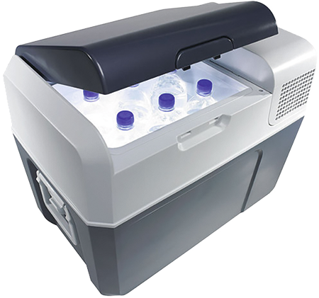 Kühl- und Gefrierbox, erhältlich bei Compass AG für 339.90 Franken, www.compass24.ch.