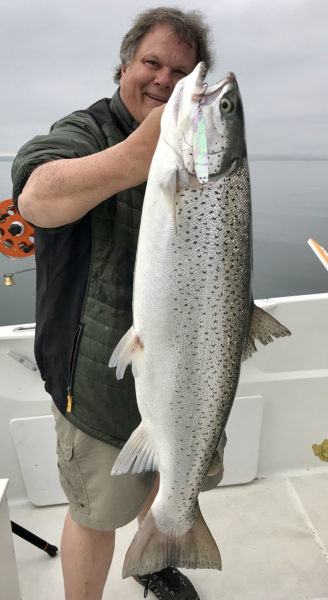 Neuenburgersee-Seeforelle,  75 cm, 11,6 Pfund