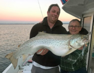 Neuenburgersee-Seeforelle, 86 cm, 158 Pfund